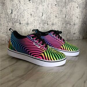 Heelys Rainbow Striped Kids Sneakers